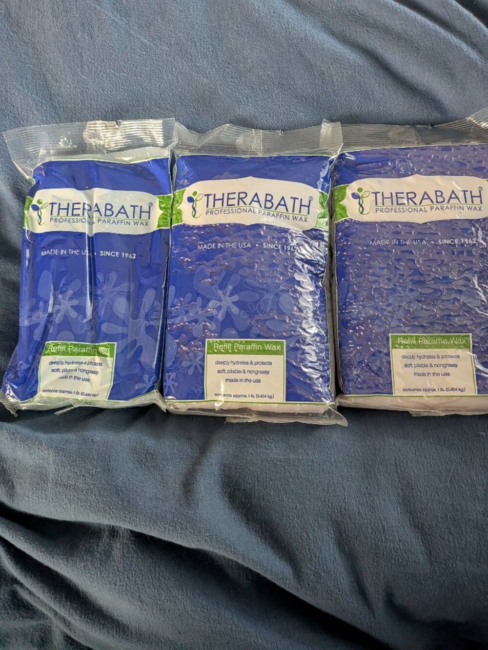 Therabath Paraffin Bath refills - 3 pkgs NWT